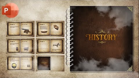 Hướng dẫn thiết kế cuốn sách phong cách cổ điển bằng Slide Powerpoint // Nguyễn Ngọc Dương