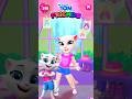 MY TALKING TOM FRIENDS COSPLAY JISOO FLOWER EDIT Angela2 Tom Trending Viral Shorts Fyp Like 