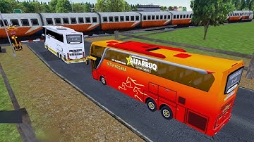 Bandung to Yogyakarta // Mobile Bus Simulator Gameplay //India Driver Bus Game 🎮//#40