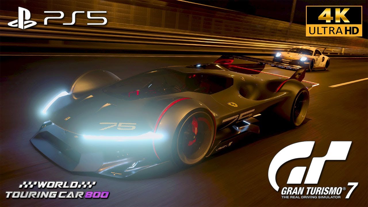 Gran Turismo 7 | World Touring Car 800 | Tokyo Expressway - East CW. | Ferrari VGT (No Commentary)