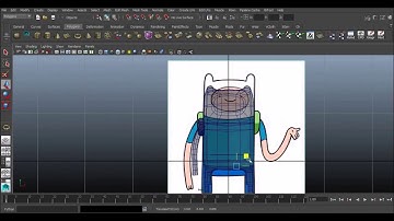 3d modeling Finn The Human Adventure Time Character (Autodesk Maya Tutorial)