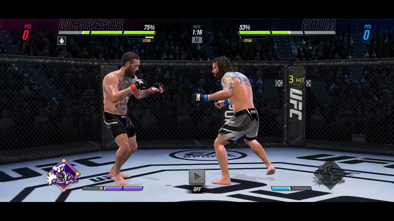 UFC Mobile 2 | gameplay | CONOR MCGREGOR VS CLAY GUIDA