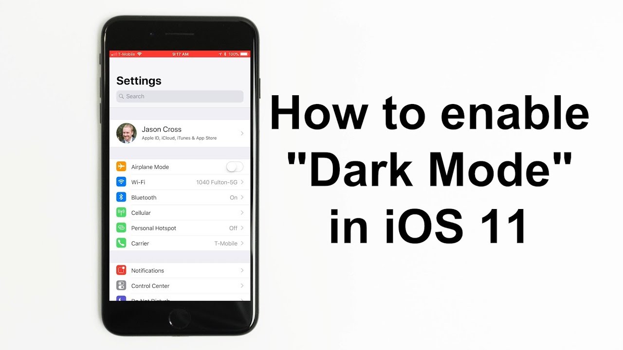 how-to-enable-dark-mode-on-iphone-with-ios-11-smart-invert-youtube