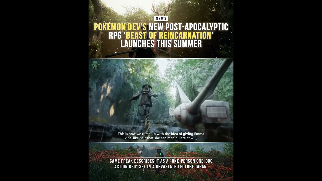 Новая постапокалиптическая RPG от разработчиков Pokémon, «Beast of Reincarnation», выйдет этим ле...