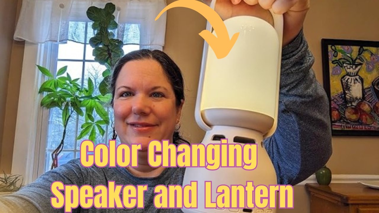Jacksonlux LED RGB Lantern with Speaker Review - YouTube