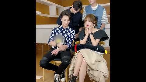 Xu kai uncomfortable after touch by him | 🔥 photoshoot 🔥 | Cheng xiao| falling into your smile 👈😍