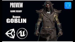 Rogue Goblin PREVIEW GAME READY 3D Character