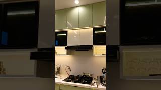 Modern Modular Kitchen Design 2026 | Profile Light + Magnetic Track Light Ideas #shorts