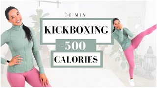 30 Min Calorie Killer Kickboxing Workout |  Burn 500 Calories At Home No Equipment