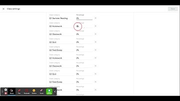 Updating Grading Categories in Google Classroom