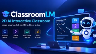 Introducing ClassroomLM — Your AI-Powered Classroom. 🤖📚 (Visit link in bio!)