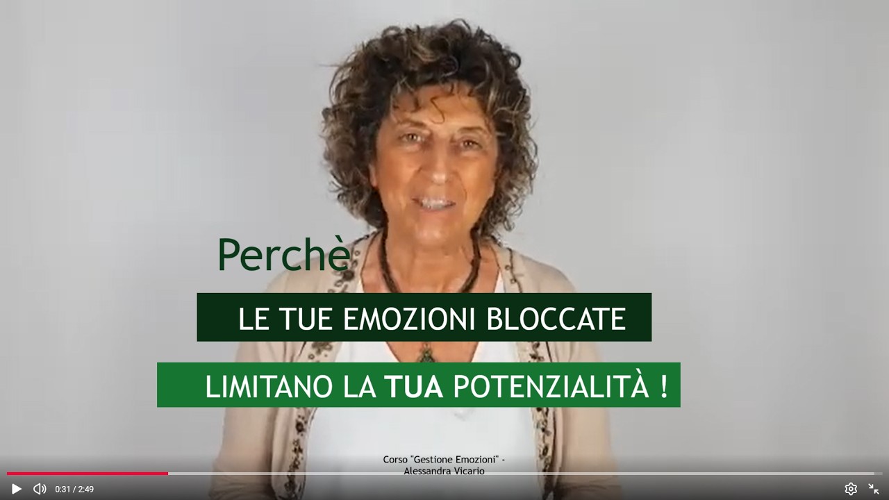 Corso: Cambia le tue emozioni e cambia la tua vita! – Parte 2 – 18 ...