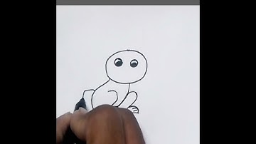 How To Art Simple Rabbit With Number 22 #drawing #art #viralvideo