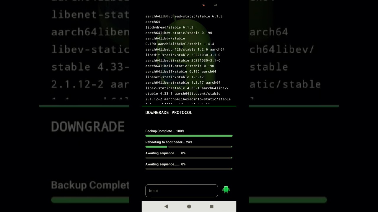 downgrade android 16 to 15 in vivo