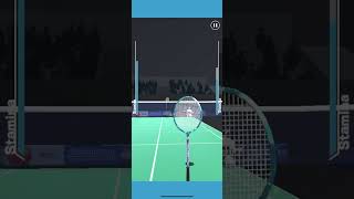 バドミントン3D 対Lv．100    ＃バドミントン ＃バドミントン3D ＃閃ハサ ＃閃光のハサウェイ ＃良ゲー screenshot 4