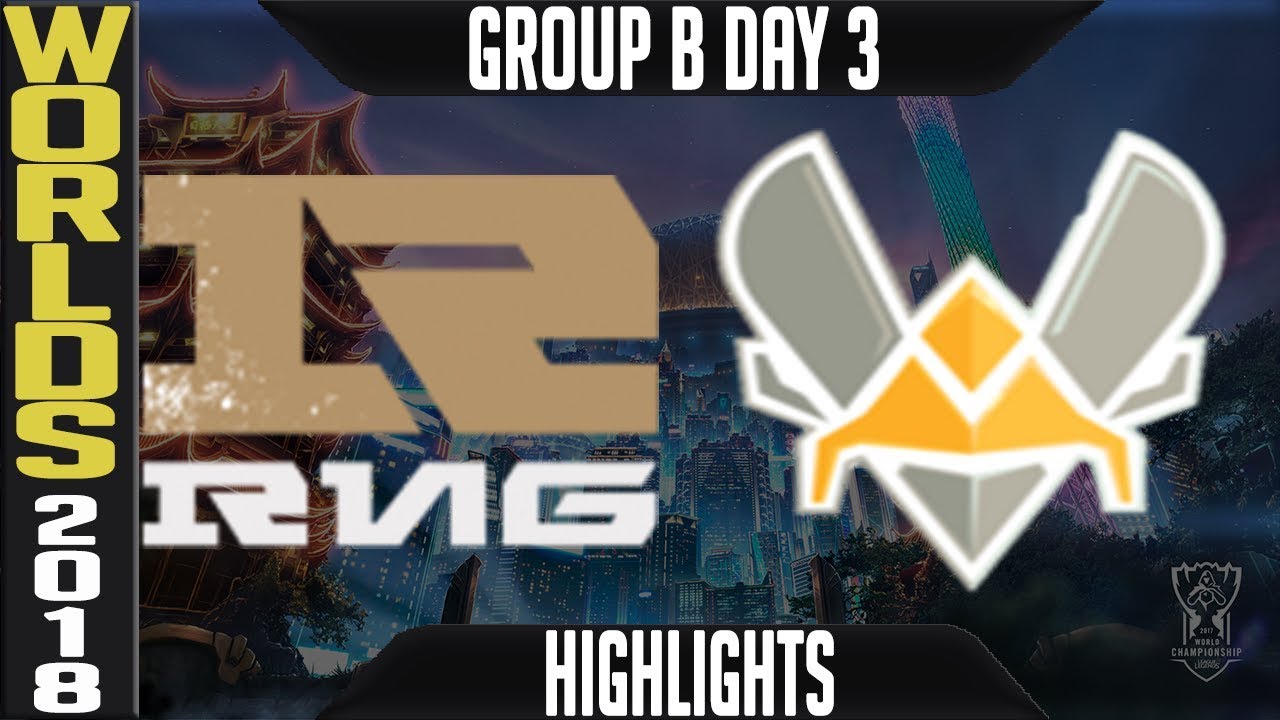 RNG vs VIT Highlights | Worlds 2018 Group B Day 3 | Royal Never Give Up(ChinaLPL) vs Vitality(EULCS)