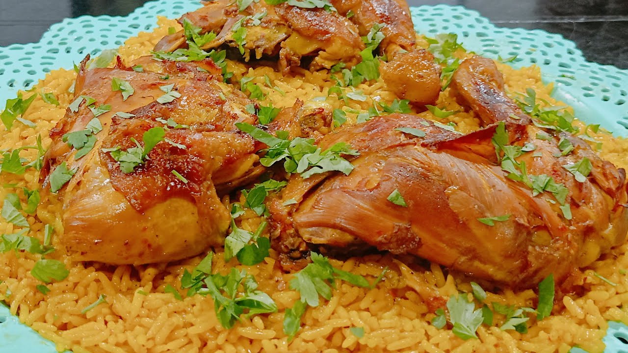 الكبسه السعودي بالفراخ علي اصولها👌وسلطة دقوس روعه 😋