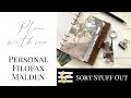 August Plan With Me - Personal Filofax Malden - Functional and Minimal Planning - Planner Tips