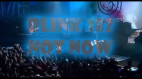 BLINK 182 - NOT NOW LIVE BLIZZCON - SUBTITULADO EN ESPAÑOL
