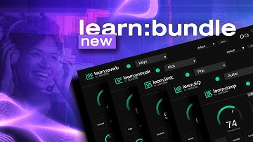 learn:bundle by sonible | 5 intelligent tools to build your mixing skills