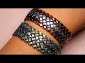 Beautiful bracelet with half tila beads , easy tutorial for beginners