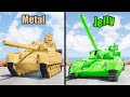 Jelly Car vs Metal Car #5 - Beamng drive