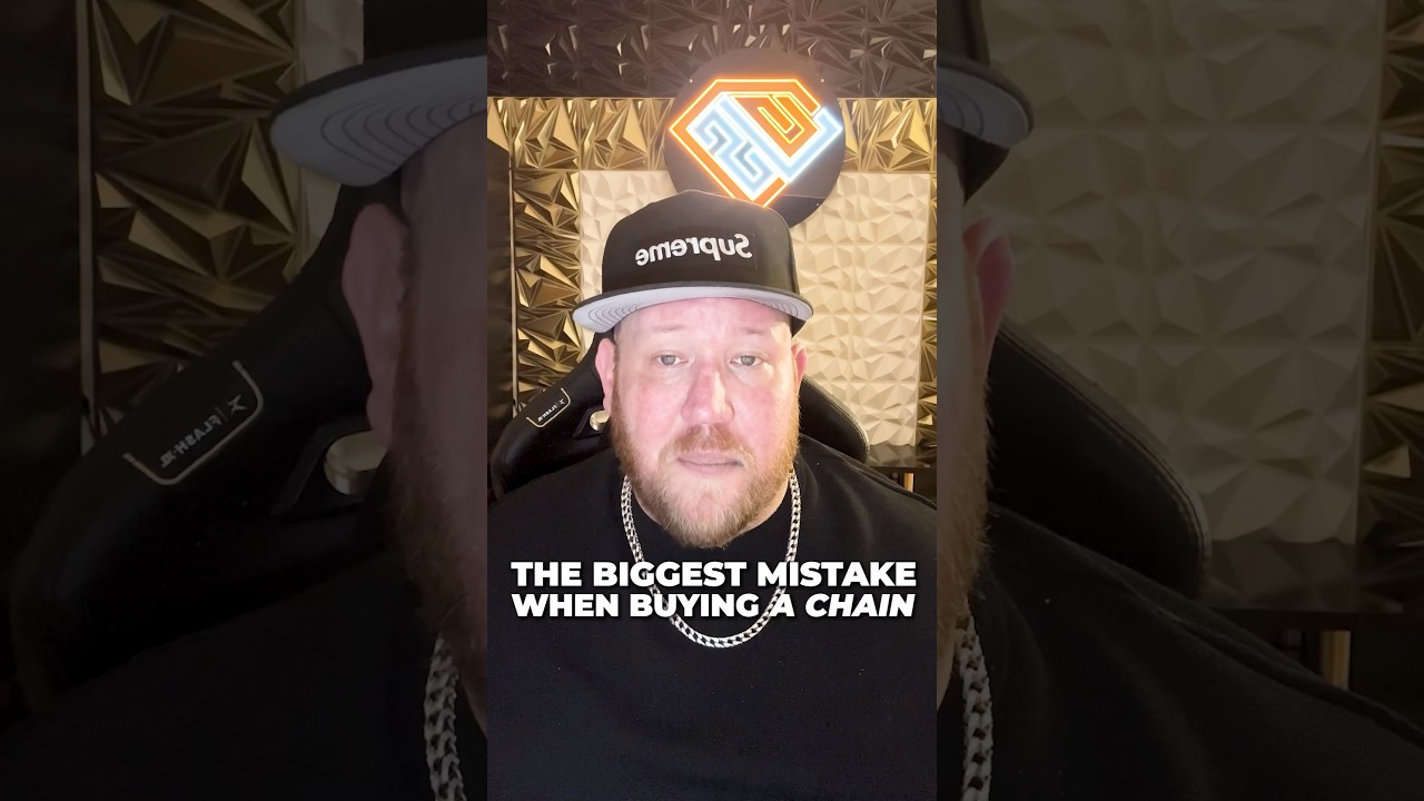 The Biggest Mistake When Buying a Chain 👀 #chain #diamond #gold #silver ...