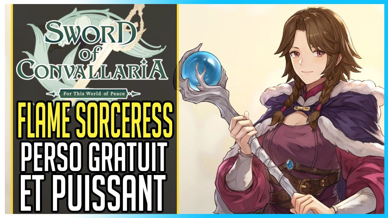 🎮Lvl 30 JE MONTE FLAME SORCERESS - OP ? Sword of Convallaria Tactical