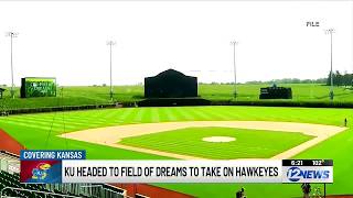 KU playing University of Iowa at Field of Dreams