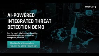 Mercury to demonstrate AI-powered integrated threat detection solution at AFA Warfare Symposium 2026
