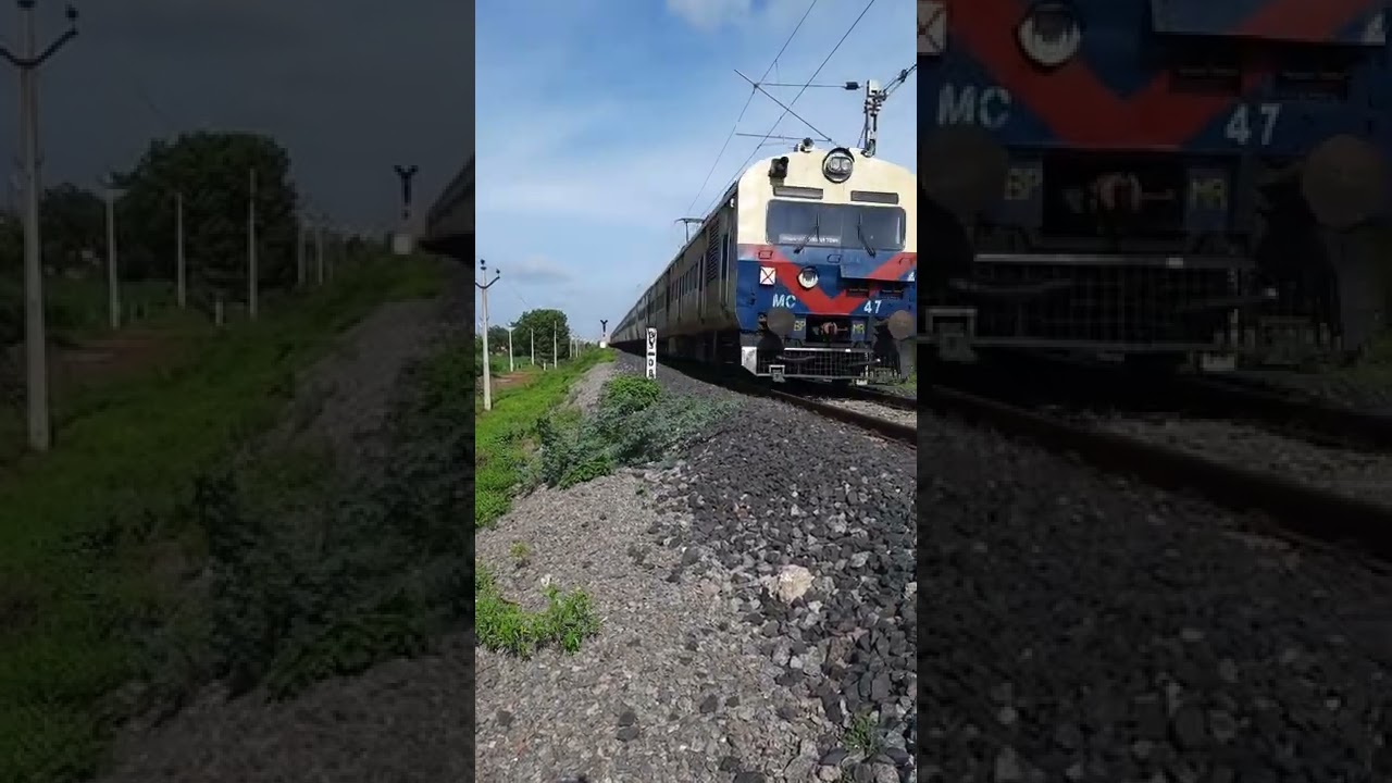MEMU Express Train from Karimnagar to Sirpur Kaghaznagar 