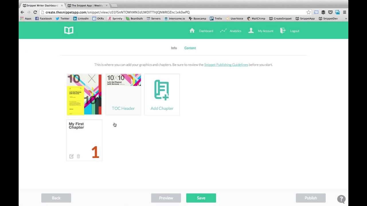 How to add text content to your Snippet chapters - YouTube