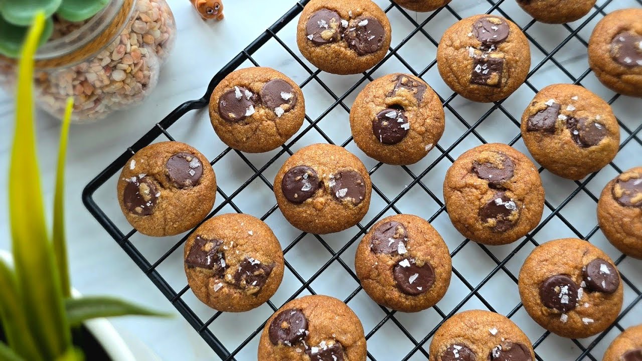 Sea Salt Chocolate Chip Cookies | Resepi mudah | Crunchy Chocolate Chip Cookies 