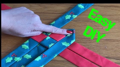 How To Make A No-Sew Scandinavian Star Ornament From Fabric Scraps / Easy Tutorial @The Twins Day
