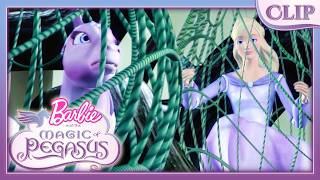 Barbie & Brietta Trapped! | Barbie and the Magic of Pegasus | Movie Clip | Barbie Indonesian