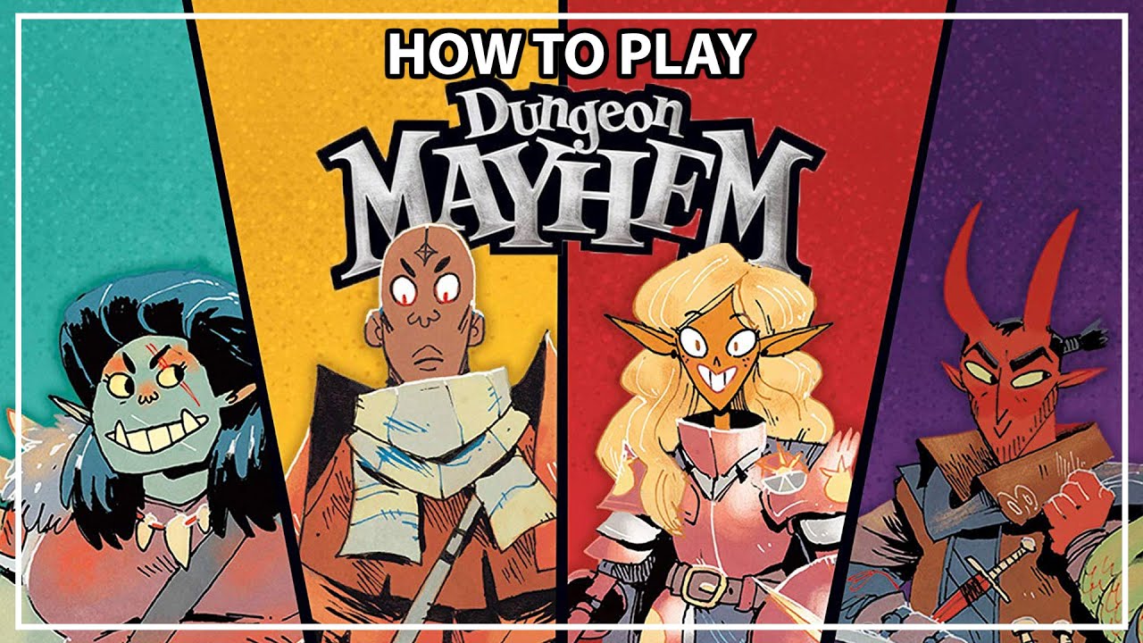 How to Play: DUNGEON MAYHEM Review - YouTube