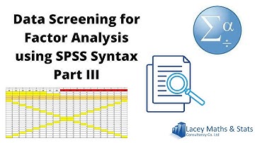 SPSS Syntax to format dataset and reorder negatively worded questions before a Factor Analysis