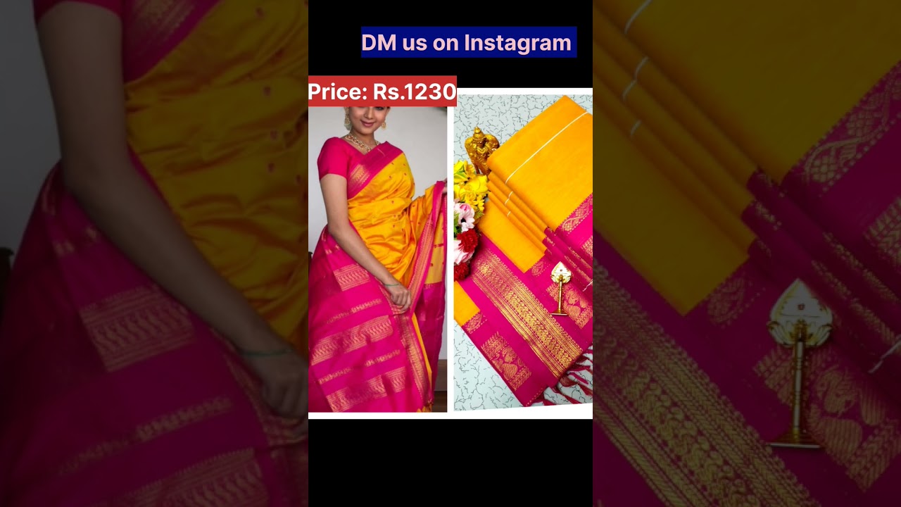 Kalyani cotton saree/Lata Gadwal Paithani 100% originalCotton sarees | VJCsarees 