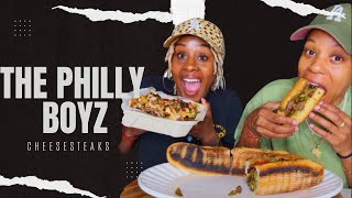 FIRST TIME TRYING PHILLY CHEESESTEAKS WITH MY NEW GIRLFRIEND | BADDIES EAST SMASH OR PASS😜