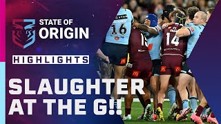 Thumbnail for 2024 State of Origin Highlights: NSW v QLD - Game II | NRL on Nine