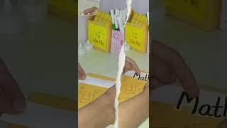 Math front page idea#front page #math#project#craft#wow#diy#page design#homework #notebook