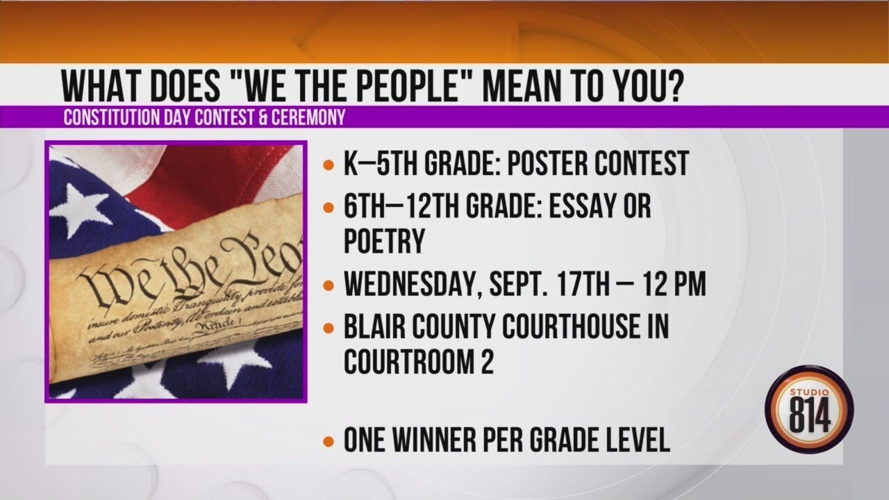 Blair County Bar Association Hosts Constitution Day Contest & Ceremony