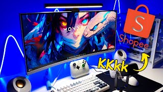 I bought a gaming monitor on Shopee!! lol