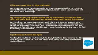 Top 50+ Salesforce Relationships Interview Questions | For Fresher and Experienced