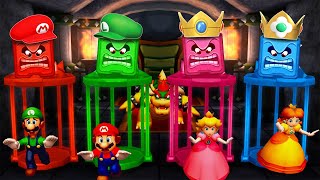 Мульт Mario Party The Top 100 Minigames Mario Vs Rosalina Vs Luigi Vs Wario Master Difficulty