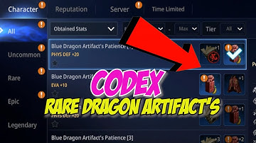 MIR4 - CODEX RARE DRAGON ARTIFACT