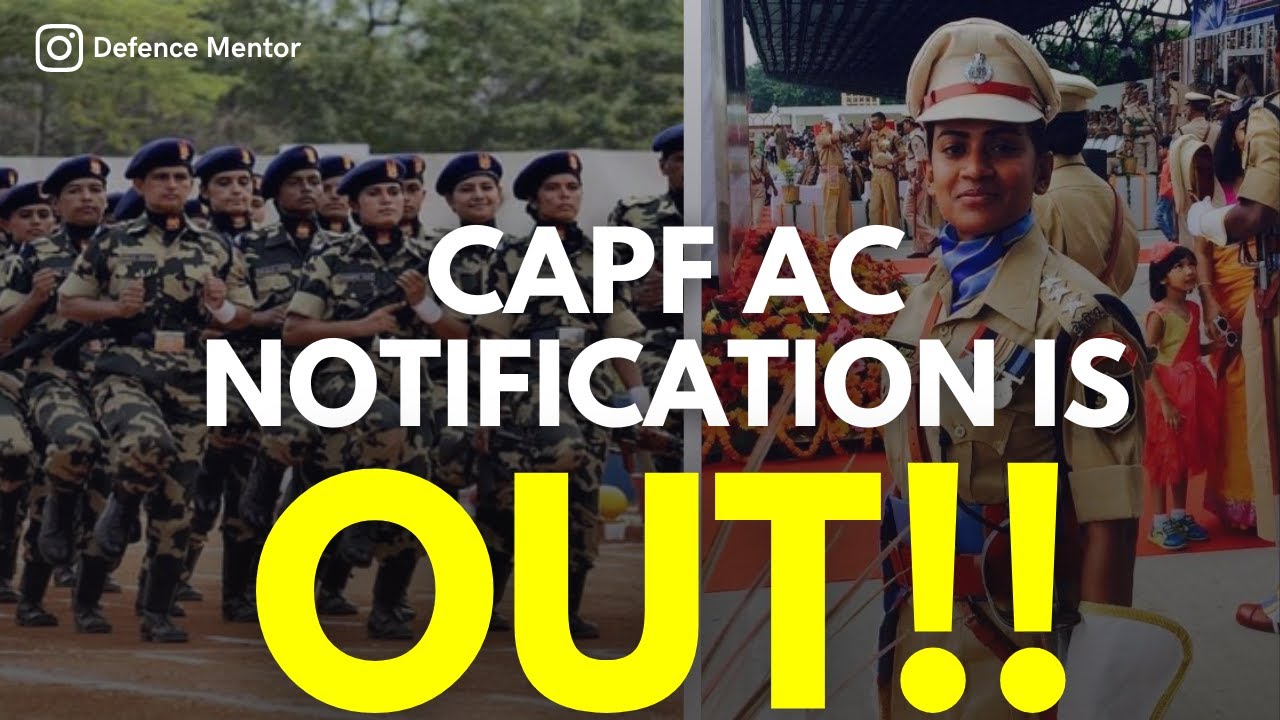 CAPF Notification ia OUT!! | CAPF AC 2022 | Divya Gupta (Ex Asst. Comdt.) | Shaurya Aur Vivek