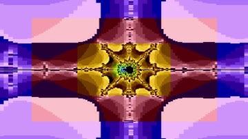 Mandelbrot Set - Needle Mini  - 10 lines of Atari BASIC (with frames)