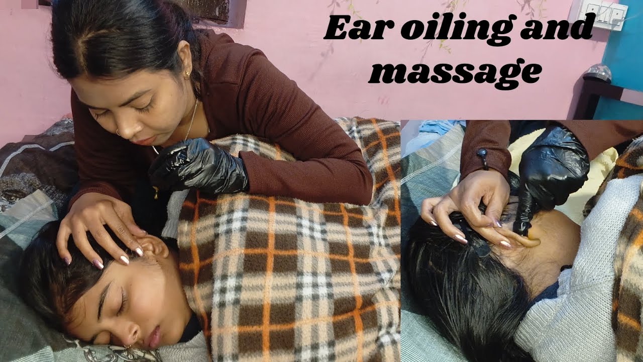 ASMR ✨Soothing Ear Oiling & Gentle Ear Massage ✨ Deep Relaxation & Whispering Sounds