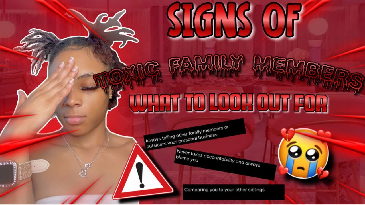 SIGNS OF TOXIC FAMILY MEMBERS😨VLOGMAS DAY 7 - YouTube